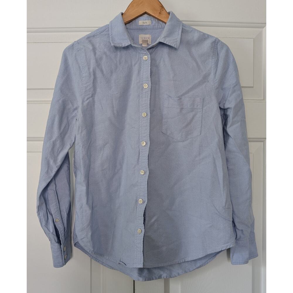 J. Crew Factory Boy Fit Oxford Shirt